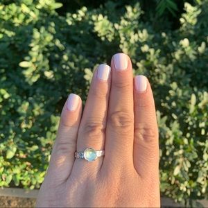 Sale! New Yellow Sapphire Ring Sterling Silver